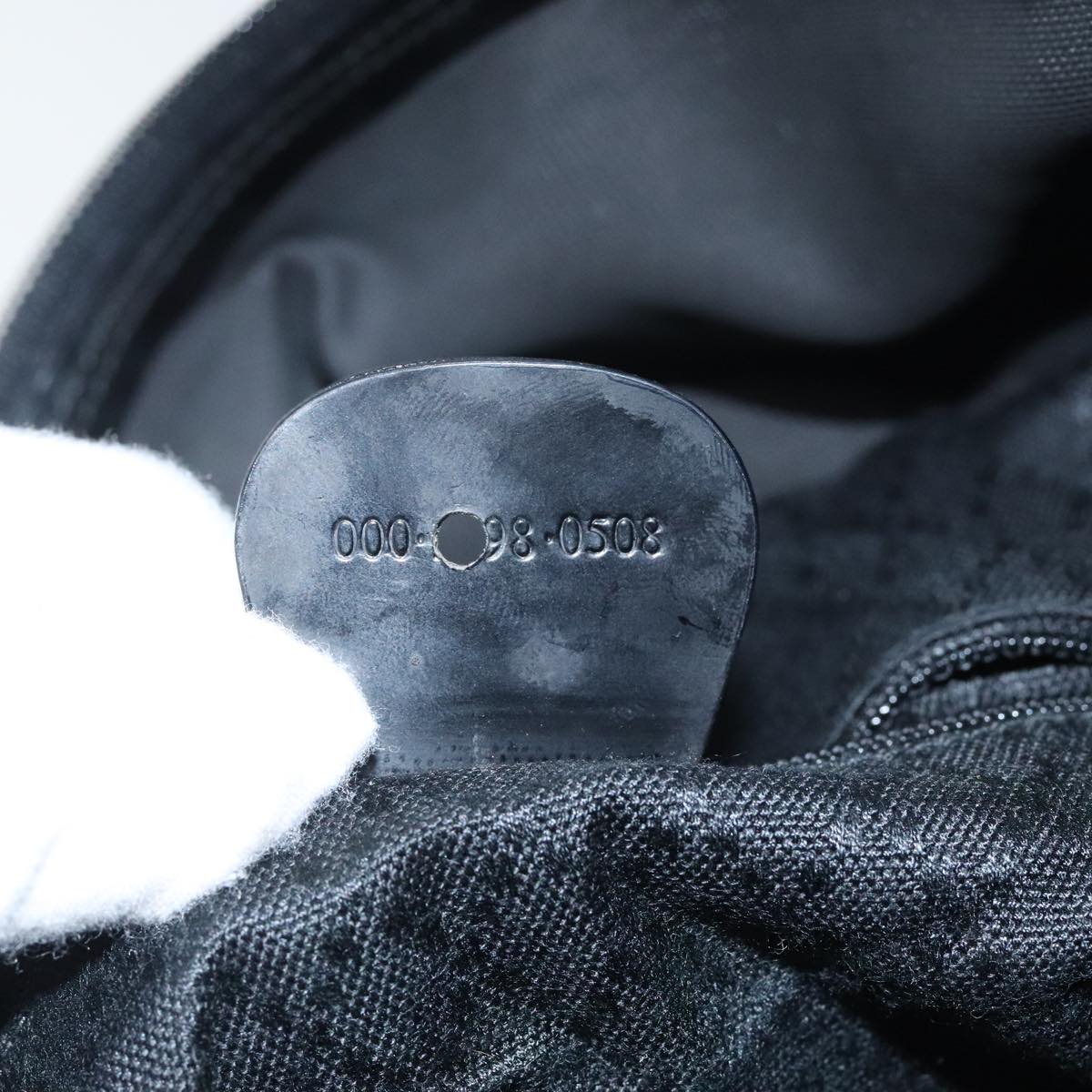 Gucci Bamboo Black Leather Handbag ()