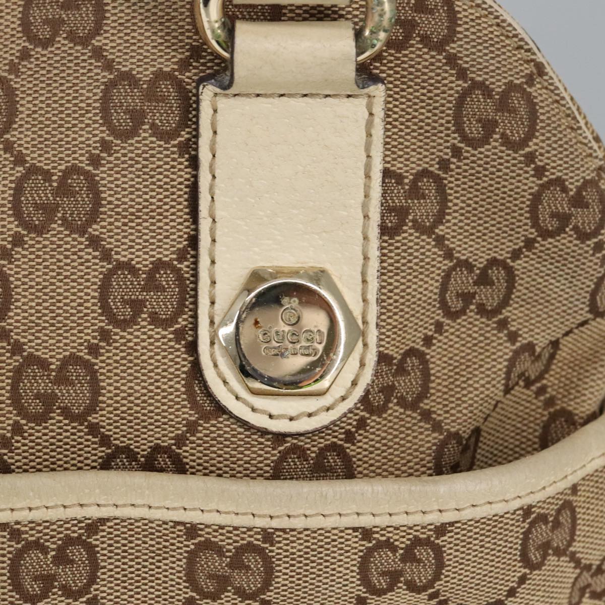 Gucci Beige Canvas Tote Bag ()