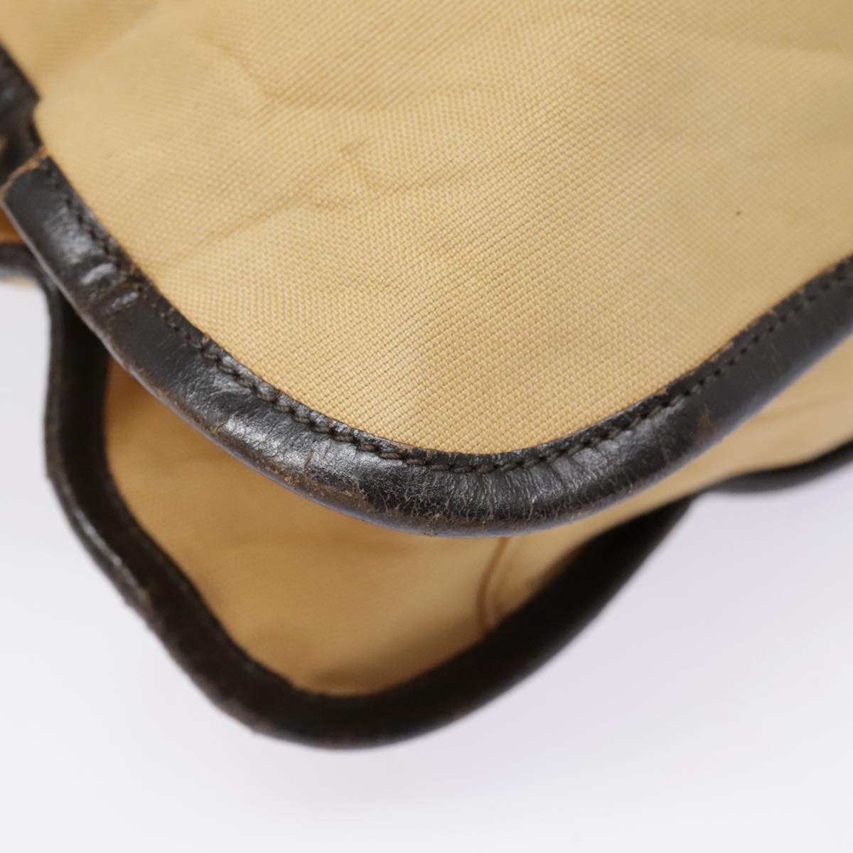 Gucci Beige Canvas Shoulder Bag ()