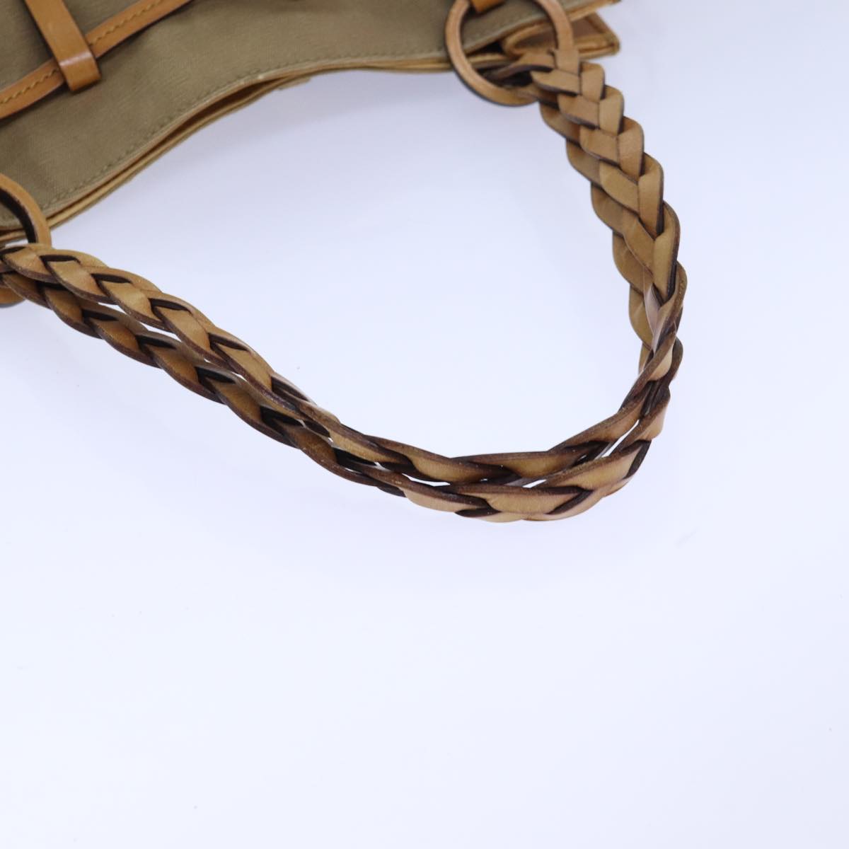 Gucci Beige Canvas Handbag ()