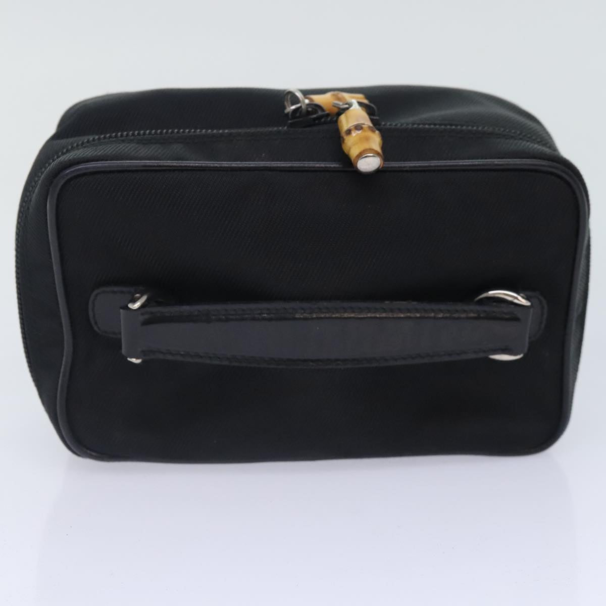 Gucci Bamboo Black Canvas Clutch Bag ()