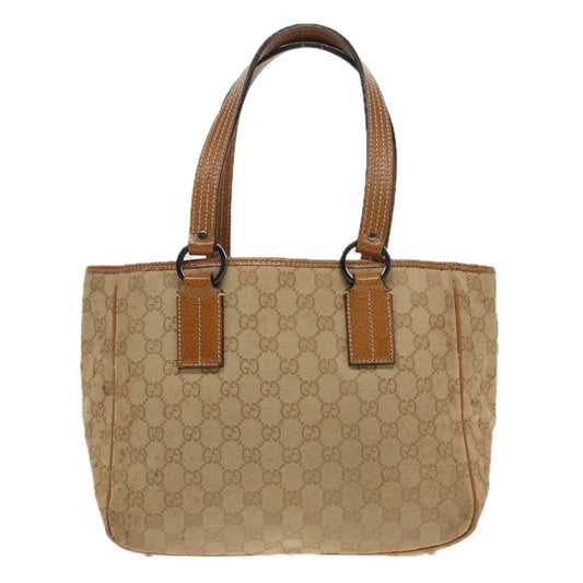 Gucci -- Brown Canvas Handbag ()