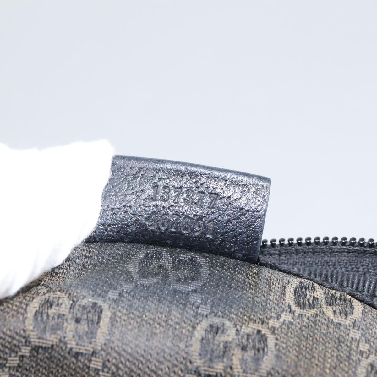 Gucci Black Canvas Clutch Bag ()