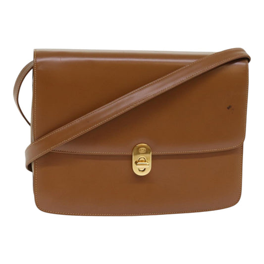 Gucci Brown Leather Shoulder Bag ()