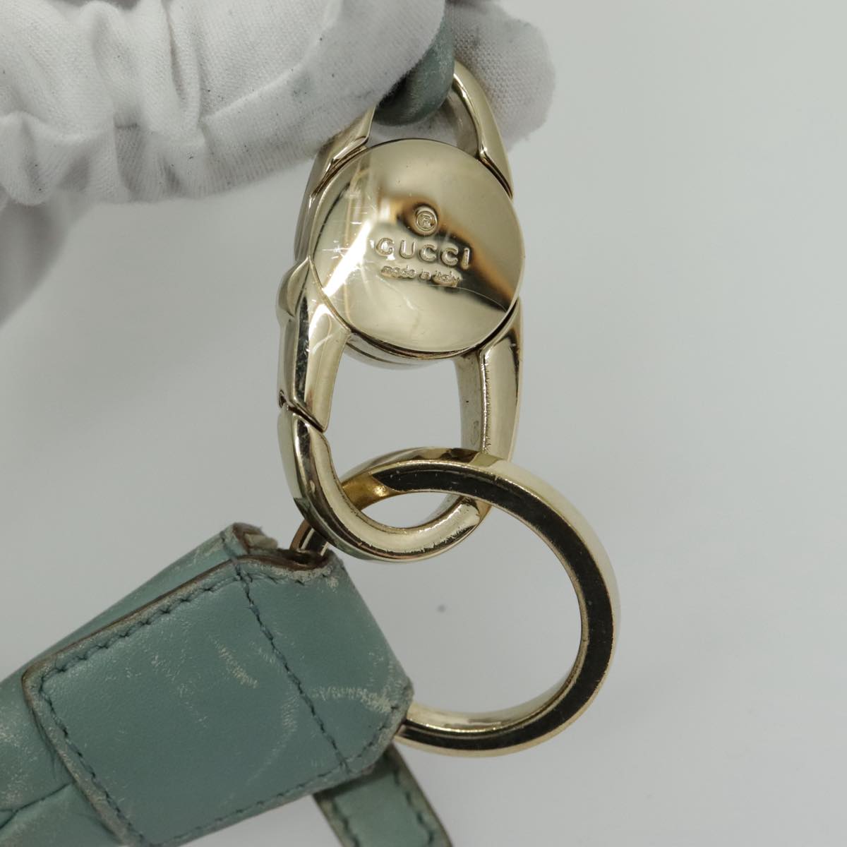 Gucci Hobo Blue Suede Shoulder Bag ()