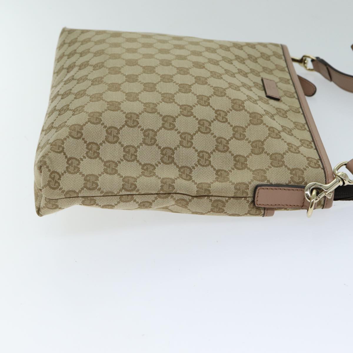 Gucci Gg Supreme Beige Canvas Shoulder Bag ()