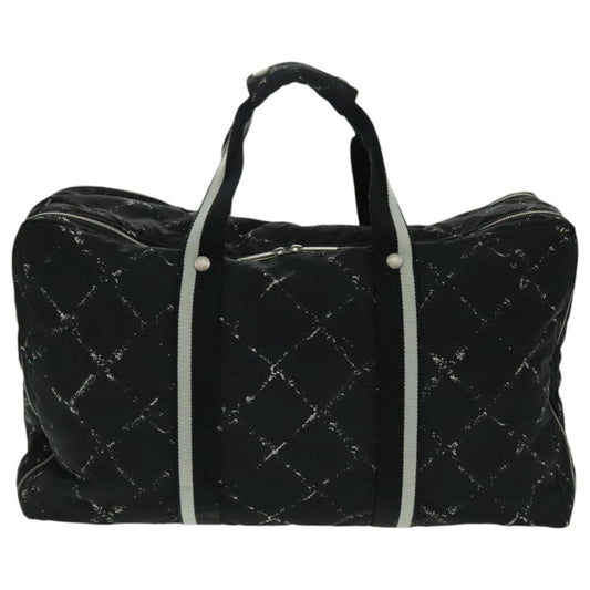 Chanel Black Synthetic Travel Bag ()