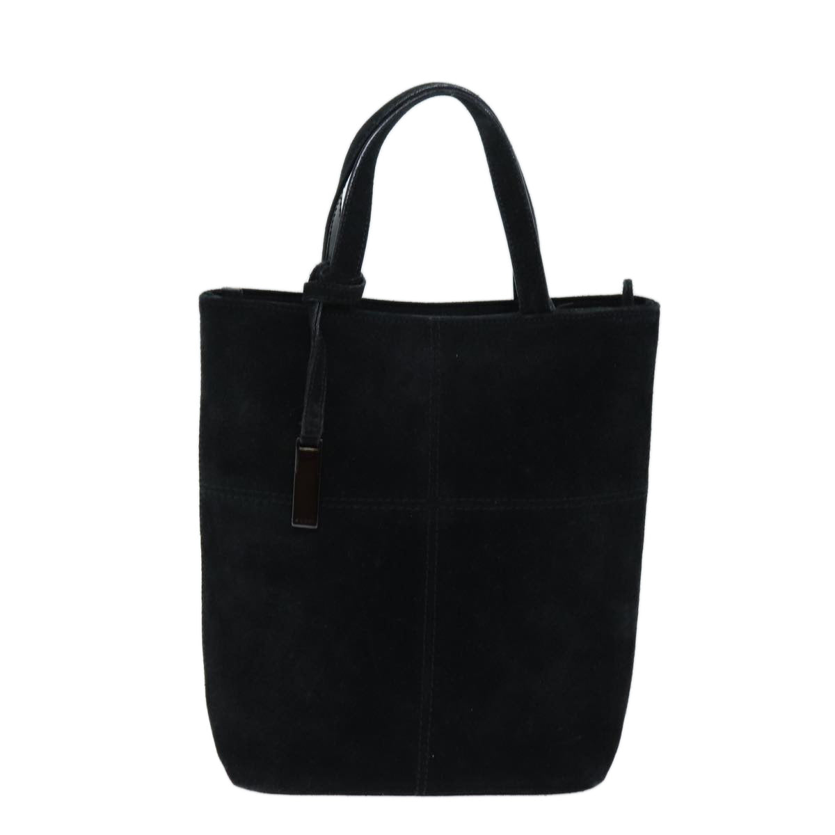 Gucci Sylvie Black Suede Handbag ()