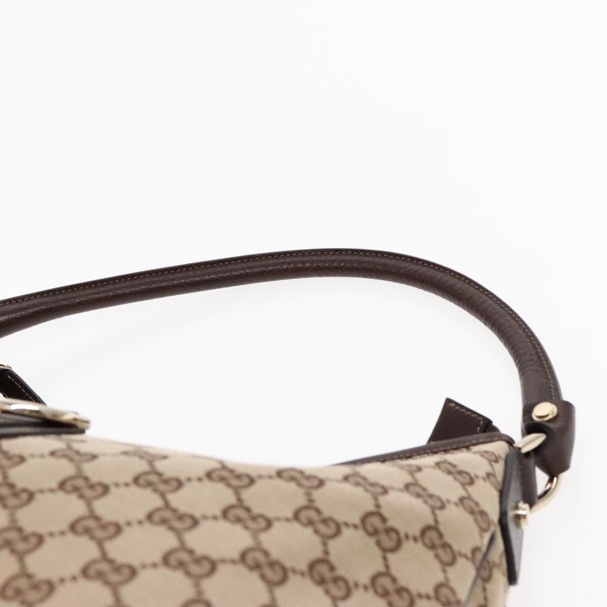 Gucci Abbey Beige Canvas Shoulder Bag ()