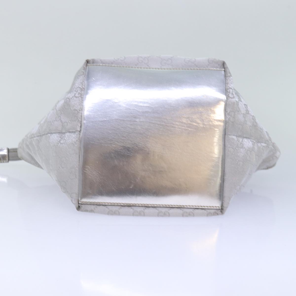 Gucci Gg Canvas Silver Canvas Tote Bag ()