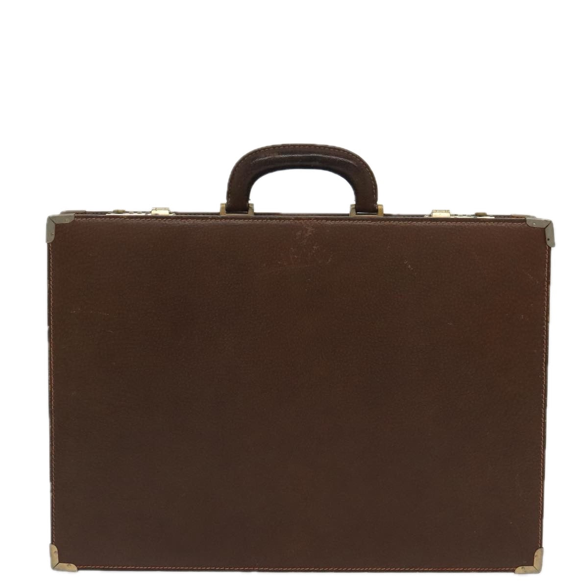 Gucci Brown Leather Travel Bag ()