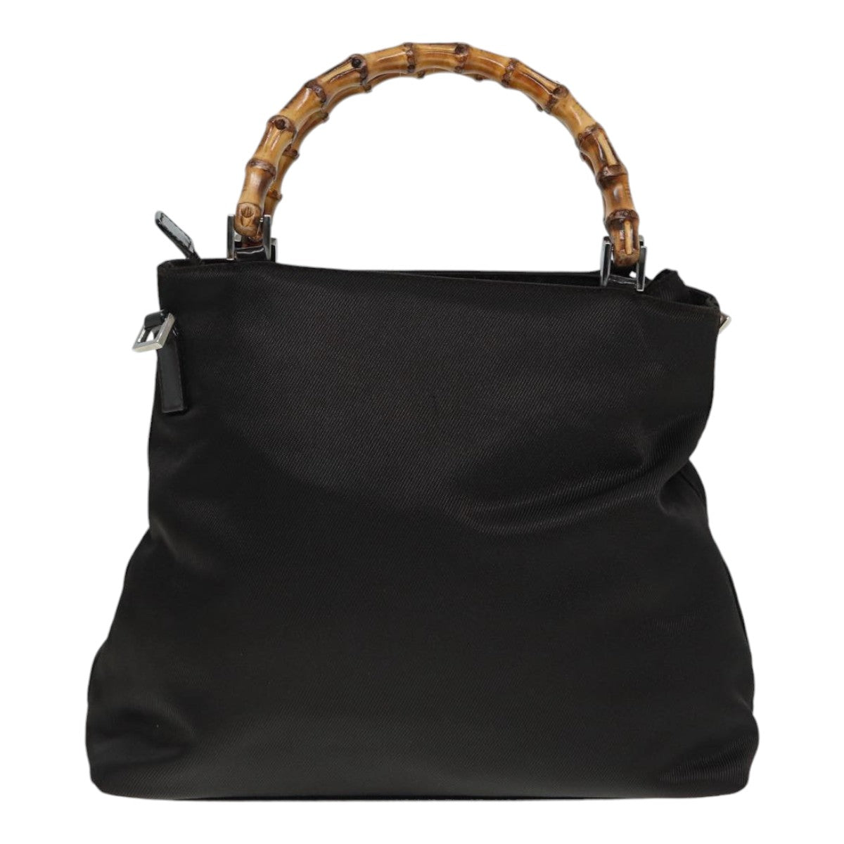 Gucci Bamboo Brown Synthetic Handbag ()
