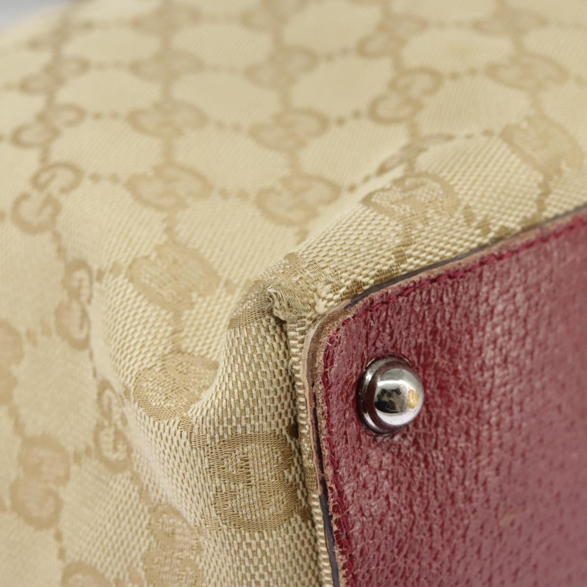 Gucci Beige Canvas Tote Bag ()