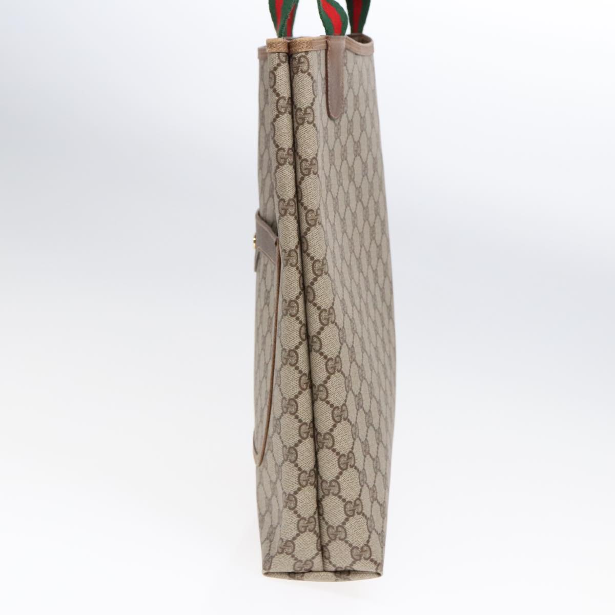 Gucci Sherry Beige Canvas Tote Bag ()