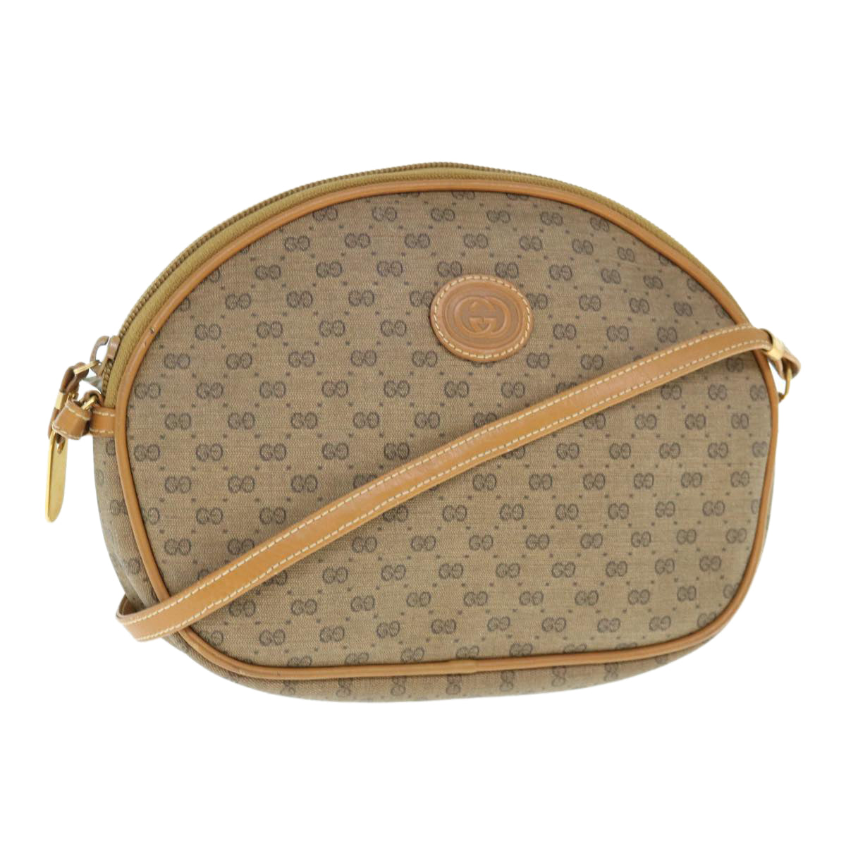 Gucci Beige Canvas Shoulder Bag ()