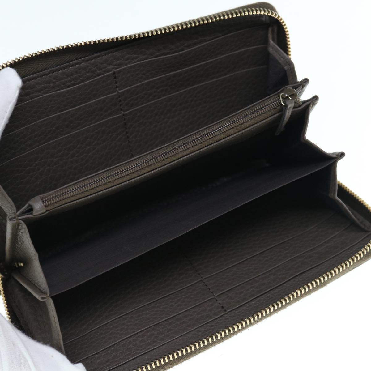 Gucci Grey Leather Wallet  ()