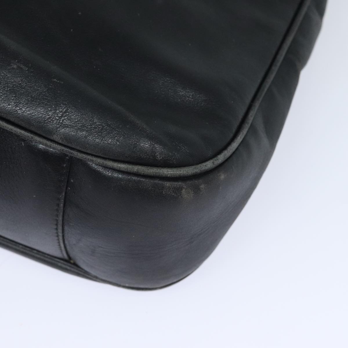 Gucci Bamboo Black Leather Handbag ()