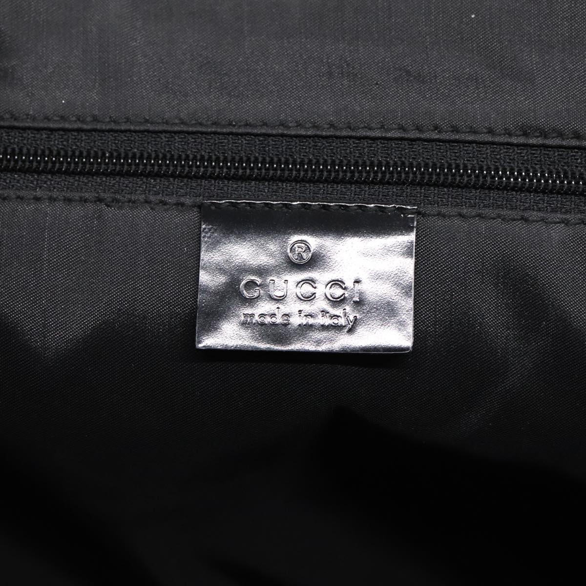 Gucci Black Canvas Shoulder Bag ()