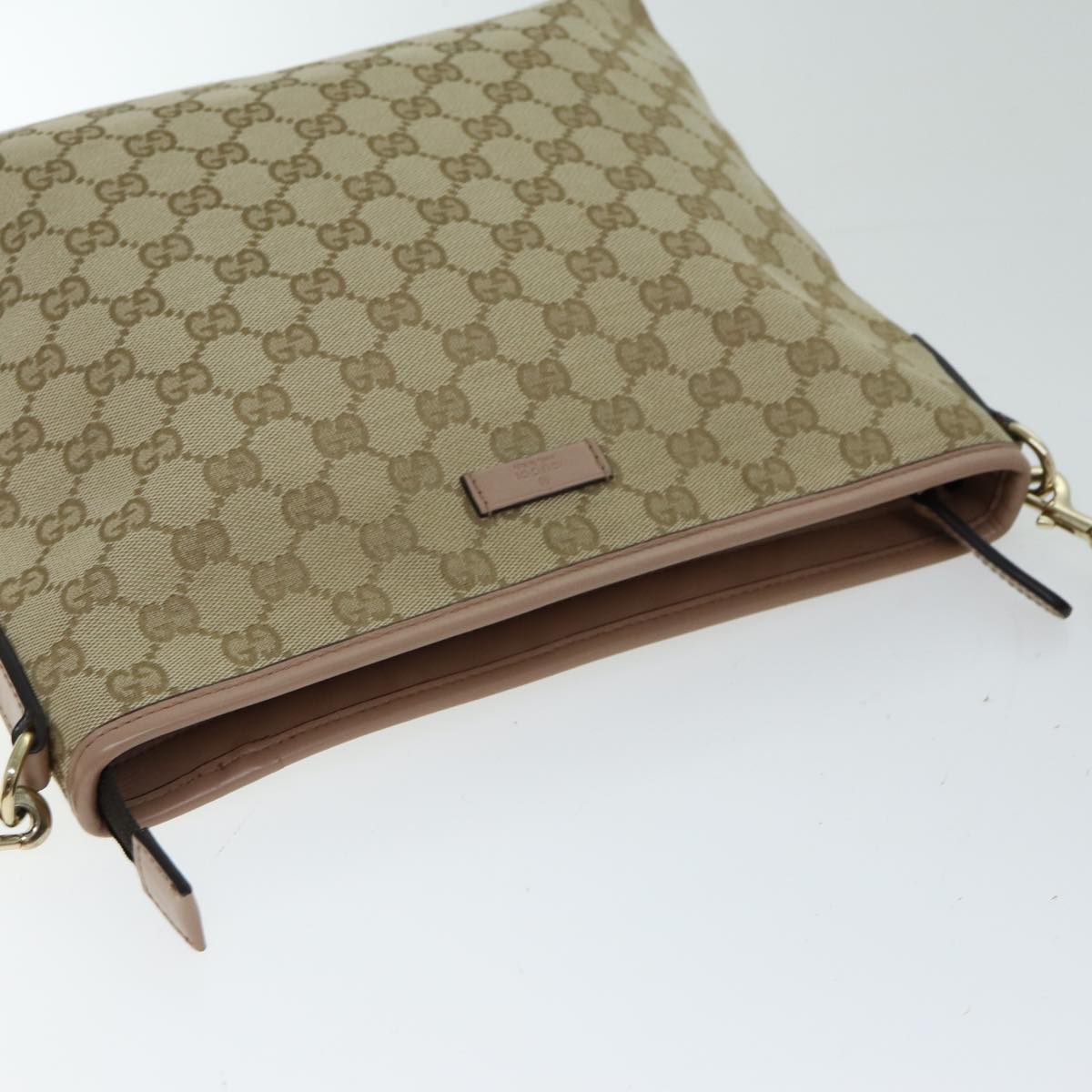 Gucci Gg Supreme Beige Canvas Shoulder Bag ()