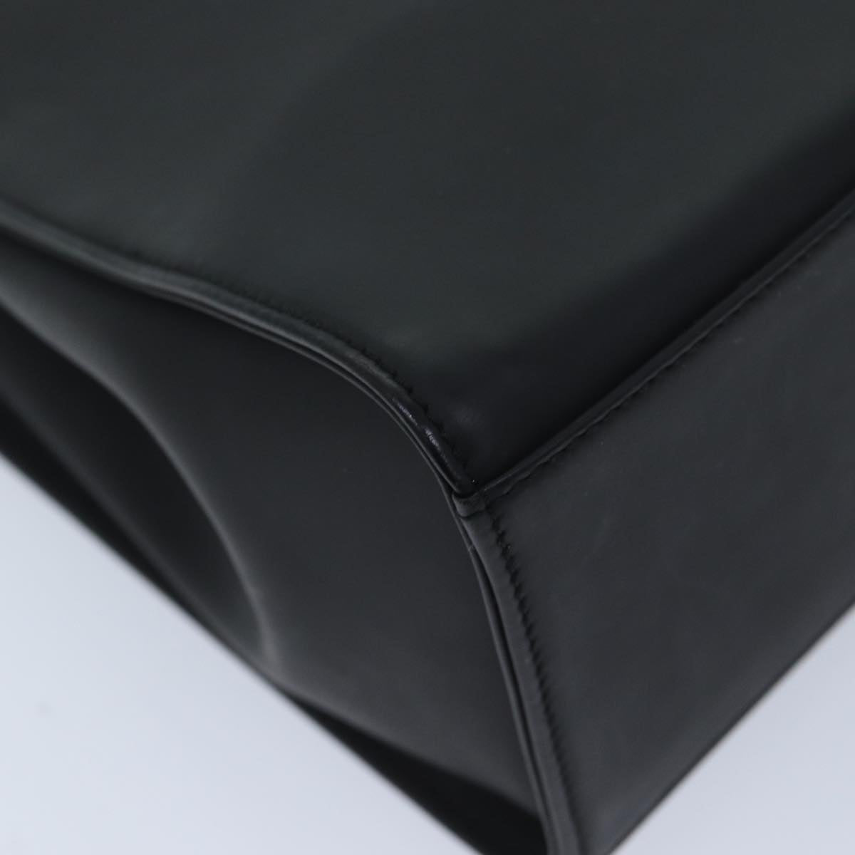 Gucci Bamboo Black Leather Handbag ()