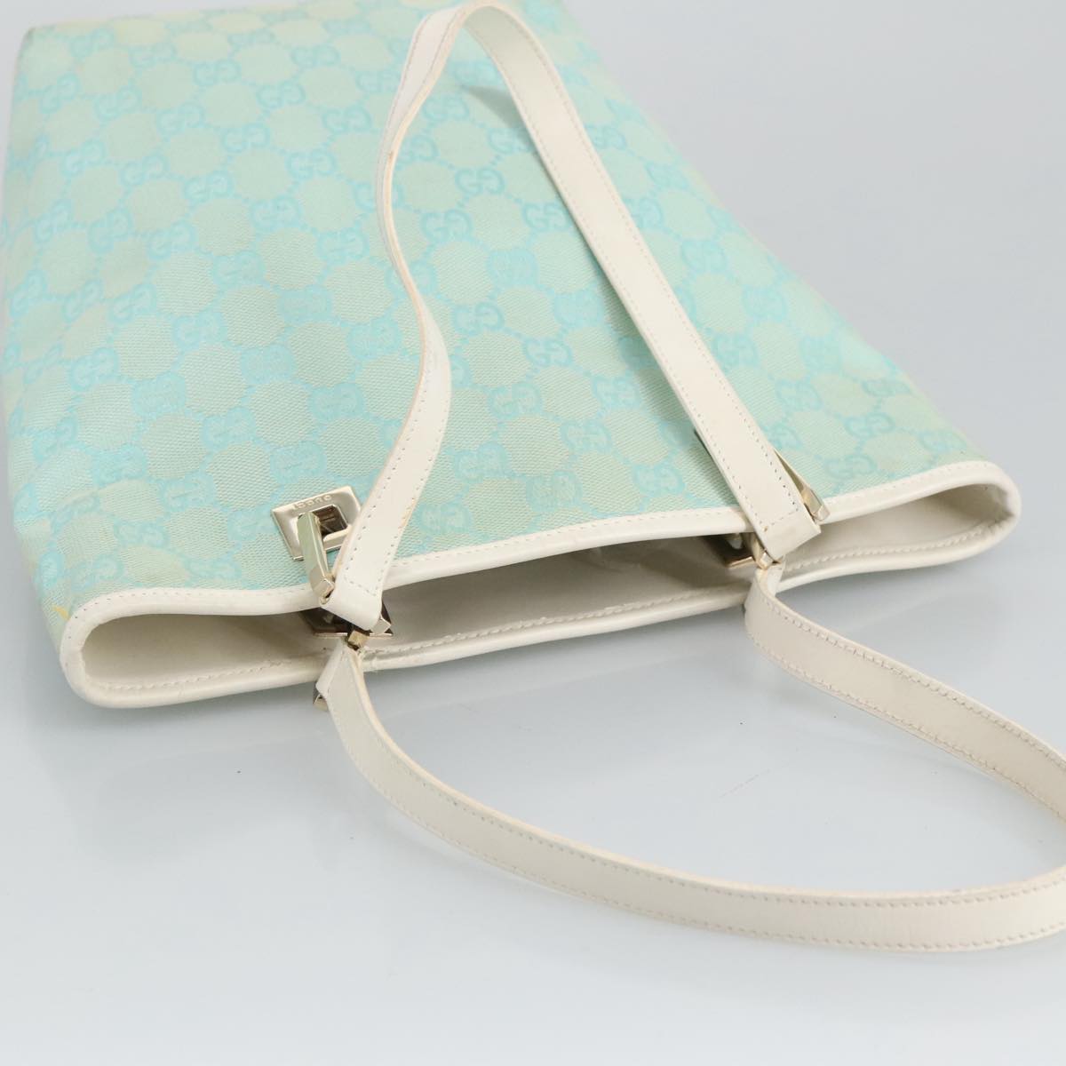 Gucci Blue Canvas Tote Bag ()