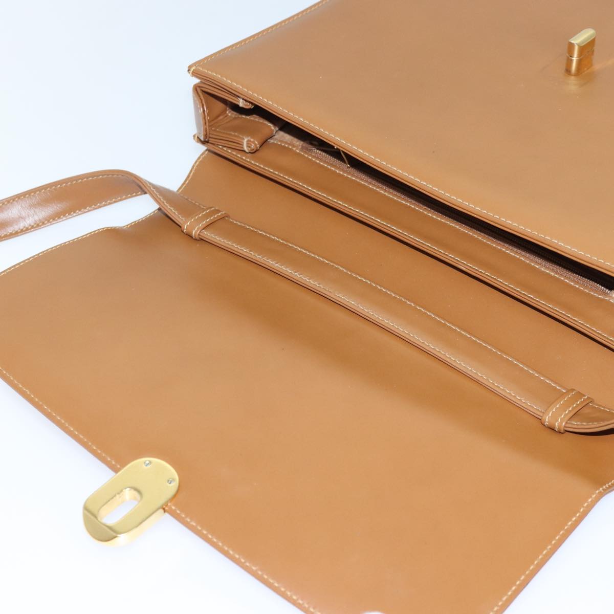 Gucci Brown Leather Shoulder Bag ()