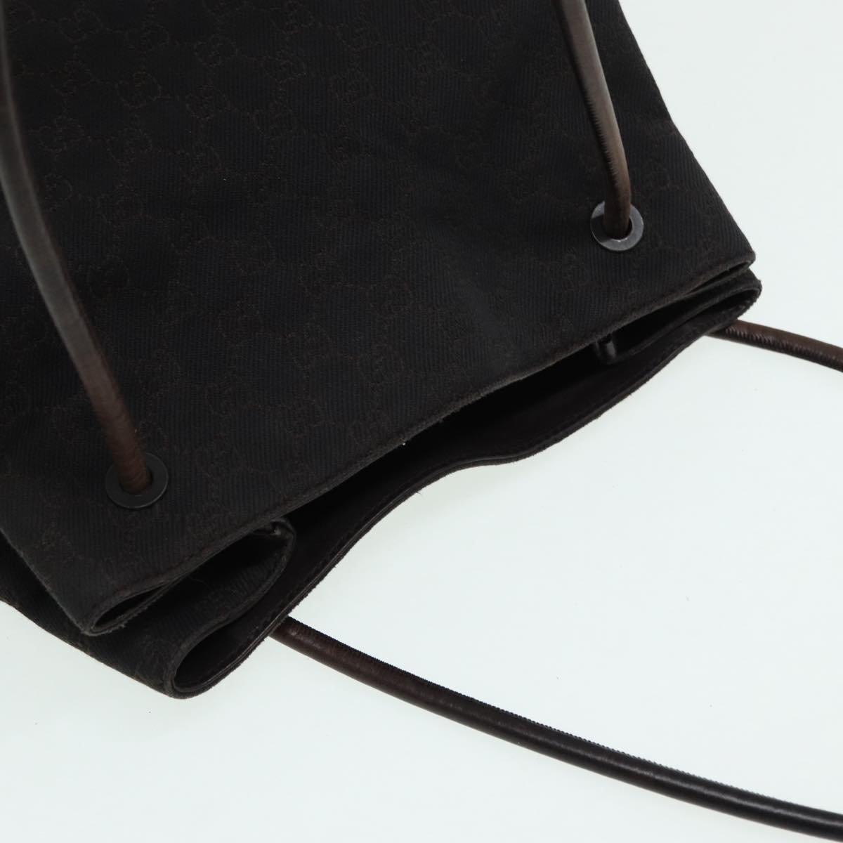 Gucci Gg Canvas Black Canvas Shoulder Bag ()
