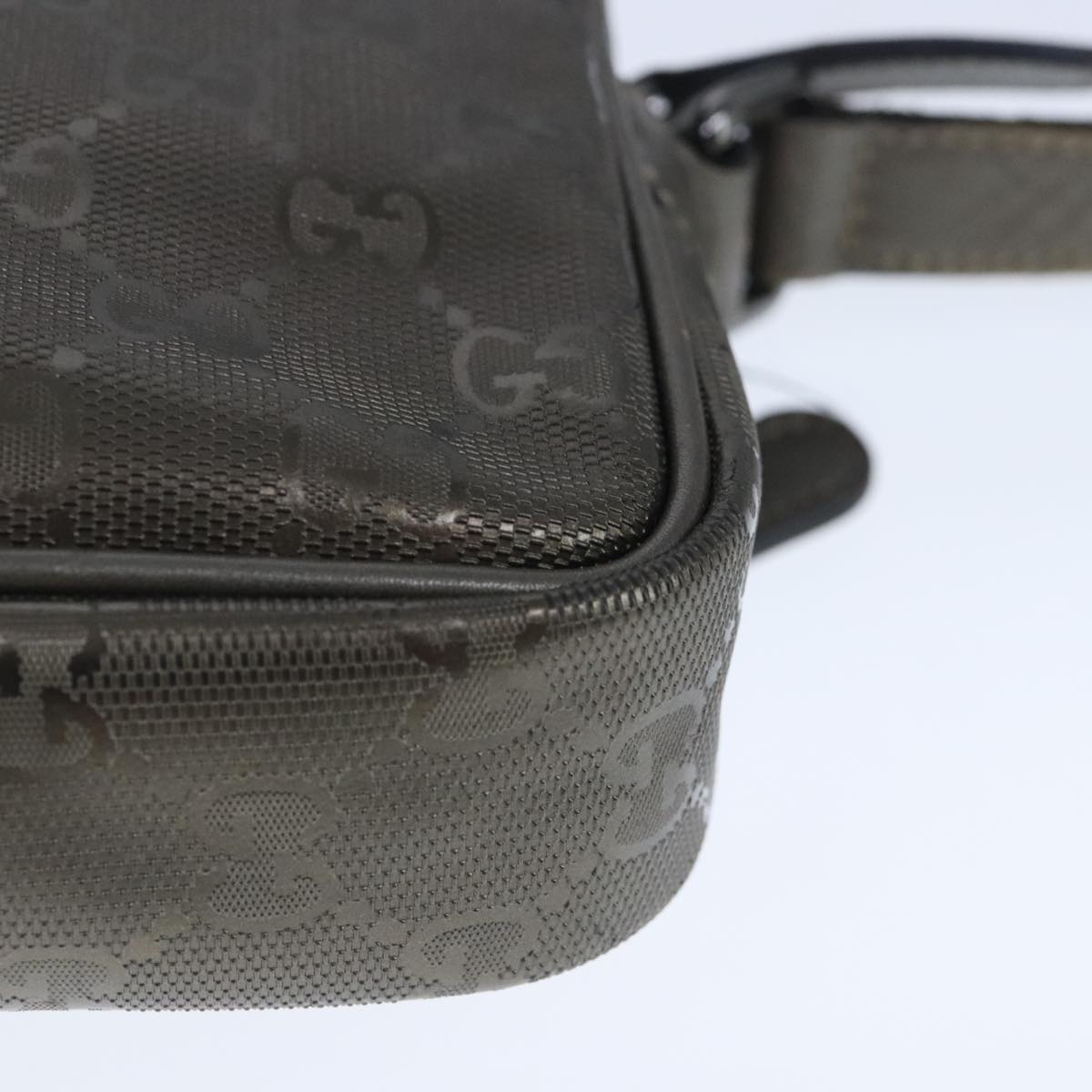 Gucci Imprime Brown Canvas Shoulder Bag ()