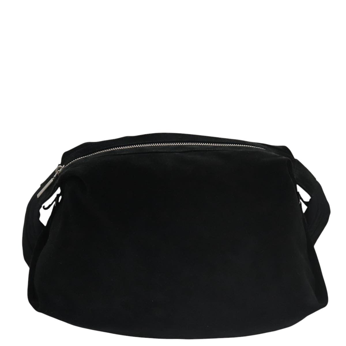Chanel Black Suede Shoulder Bag ()