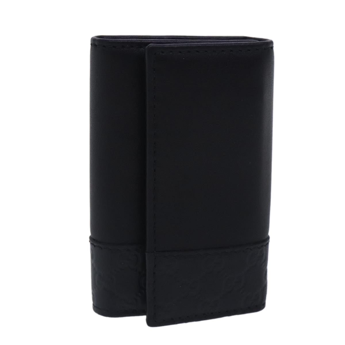Gucci Key Case Black Leather Wallet  ()