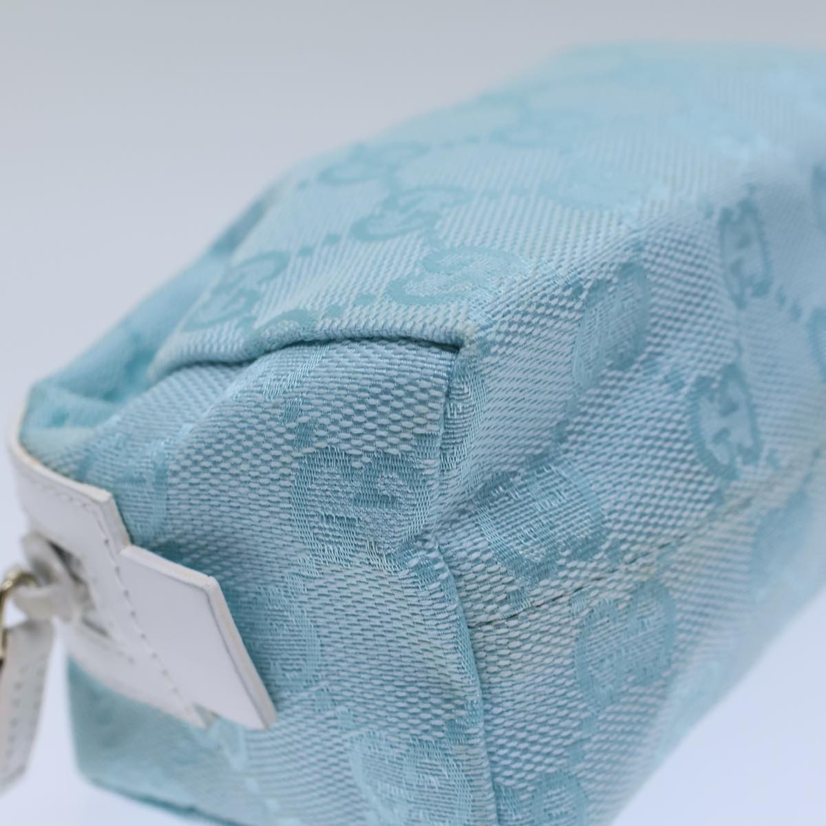 Gucci Gg Canvas Blue Canvas Clutch Bag ()