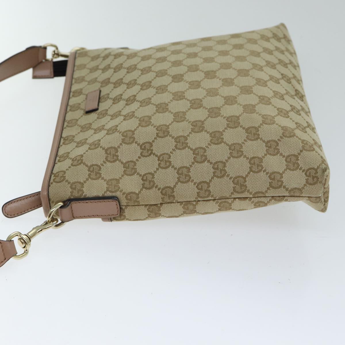 Gucci Gg Supreme Beige Canvas Shoulder Bag ()