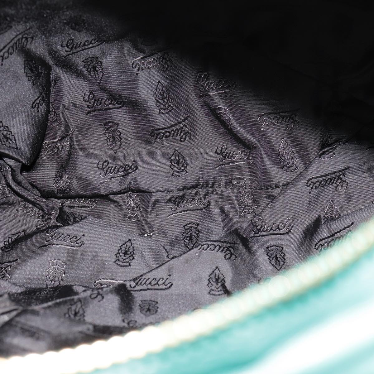 Gucci Green Leather Backpack Bag ()