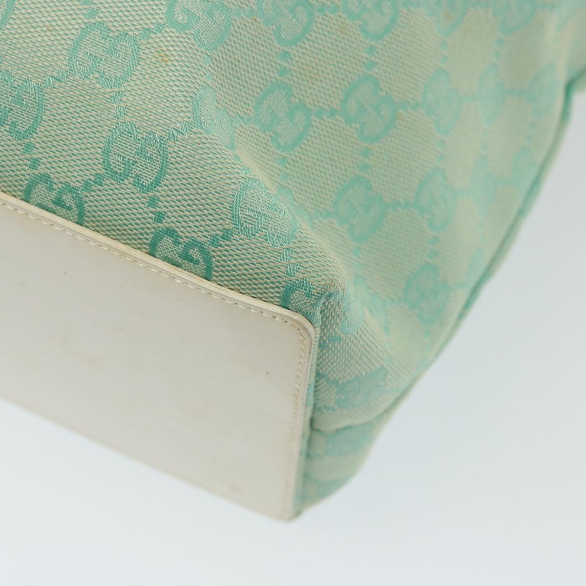 Gucci Gg Canvas Blue Canvas Shoulder Bag ()