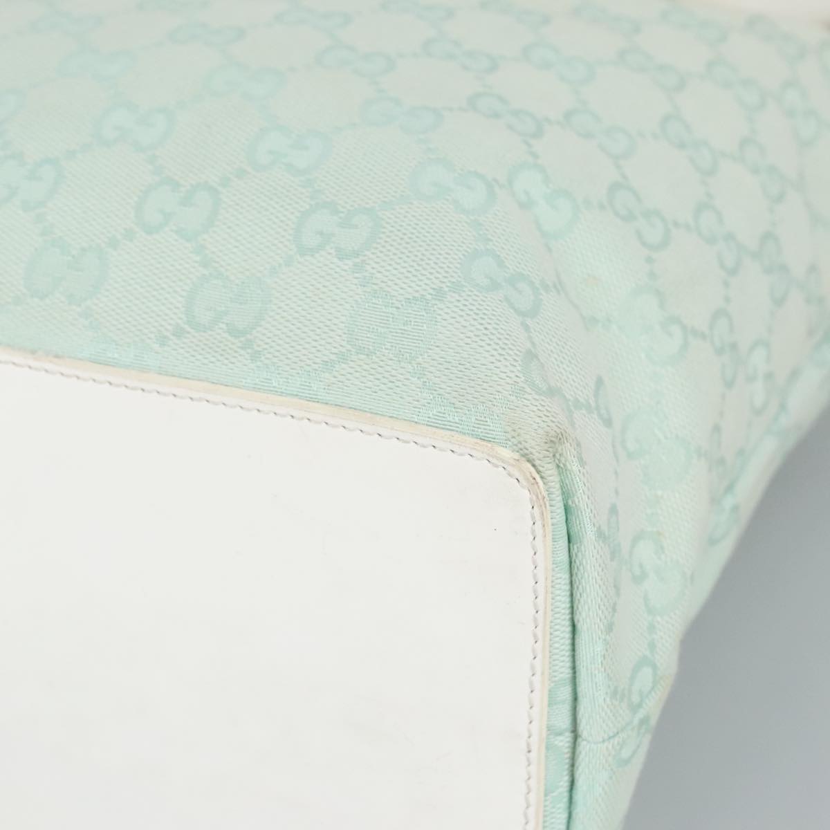 Gucci Blue Canvas Tote Bag ()