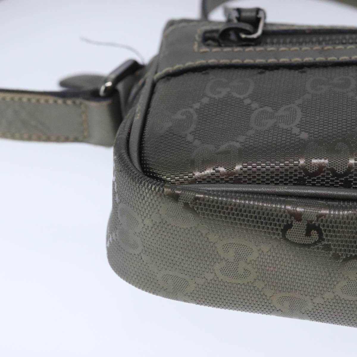 Gucci Imprime Brown Canvas Shoulder Bag ()