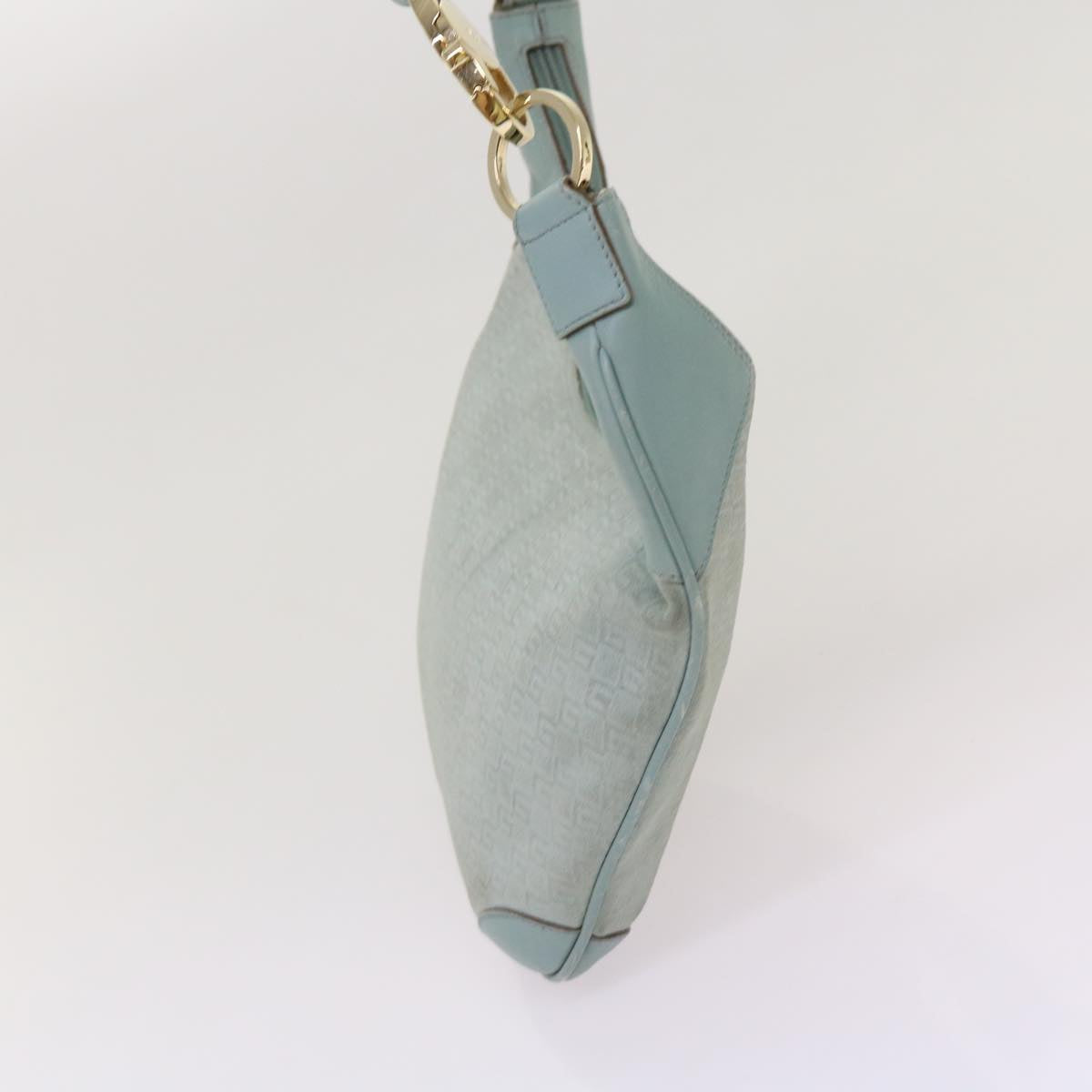 Gucci Hobo Blue Canvas Shoulder Bag ()