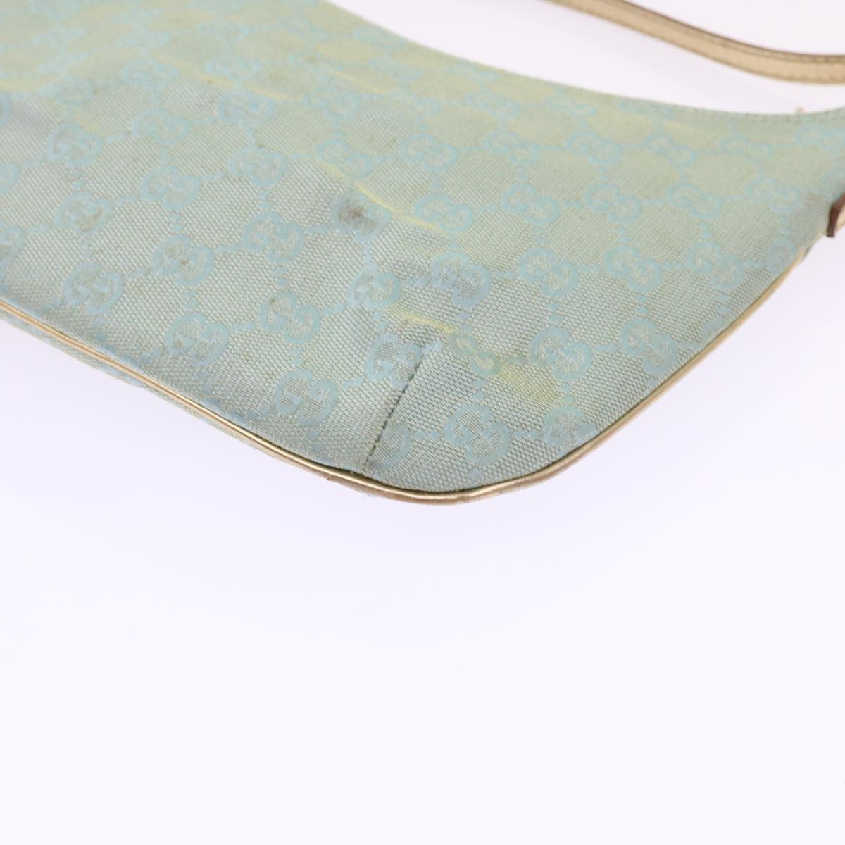 Gucci Gg Canvas Blue Canvas Clutch Bag ()