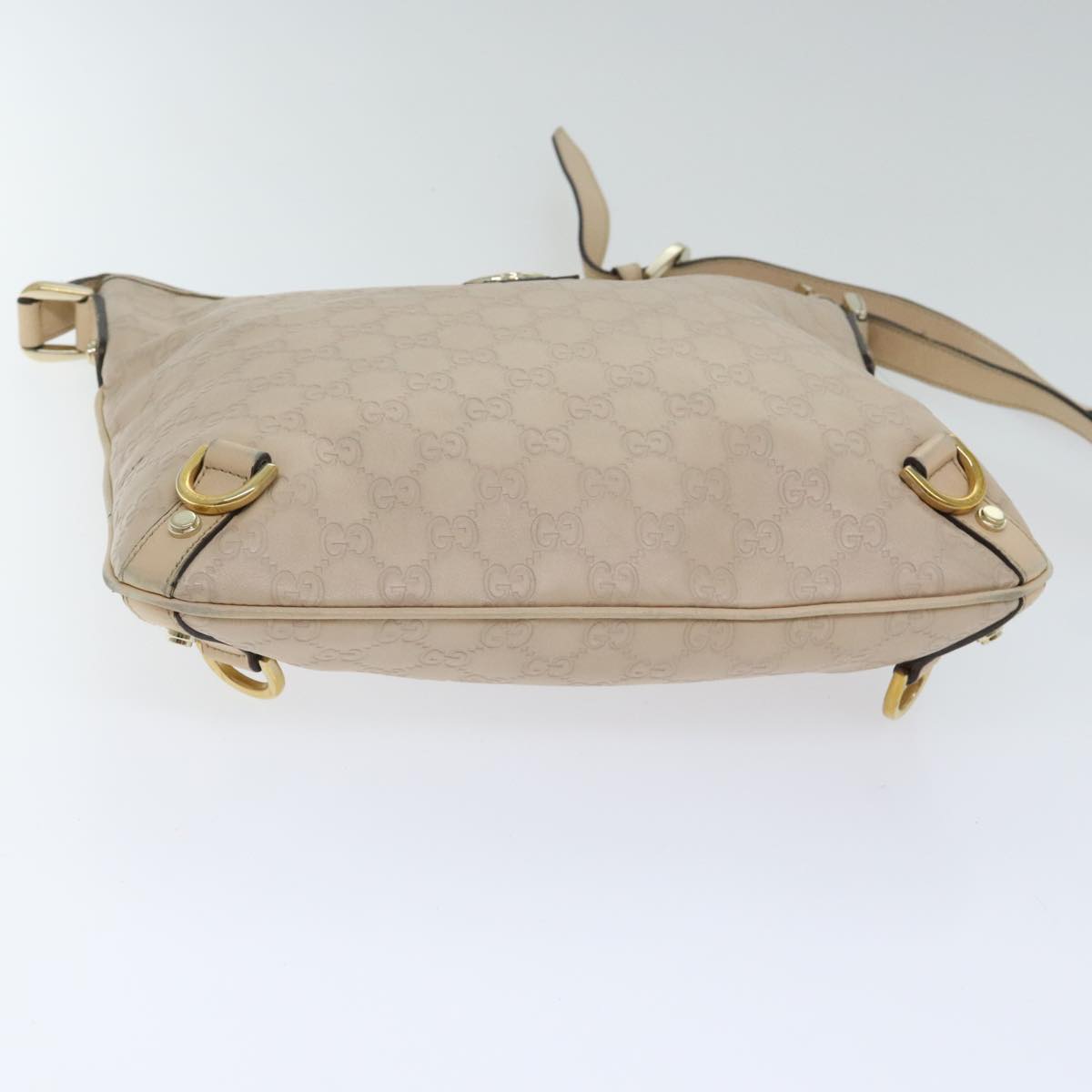 Gucci Guccissima Beige Canvas Shoulder Bag ()