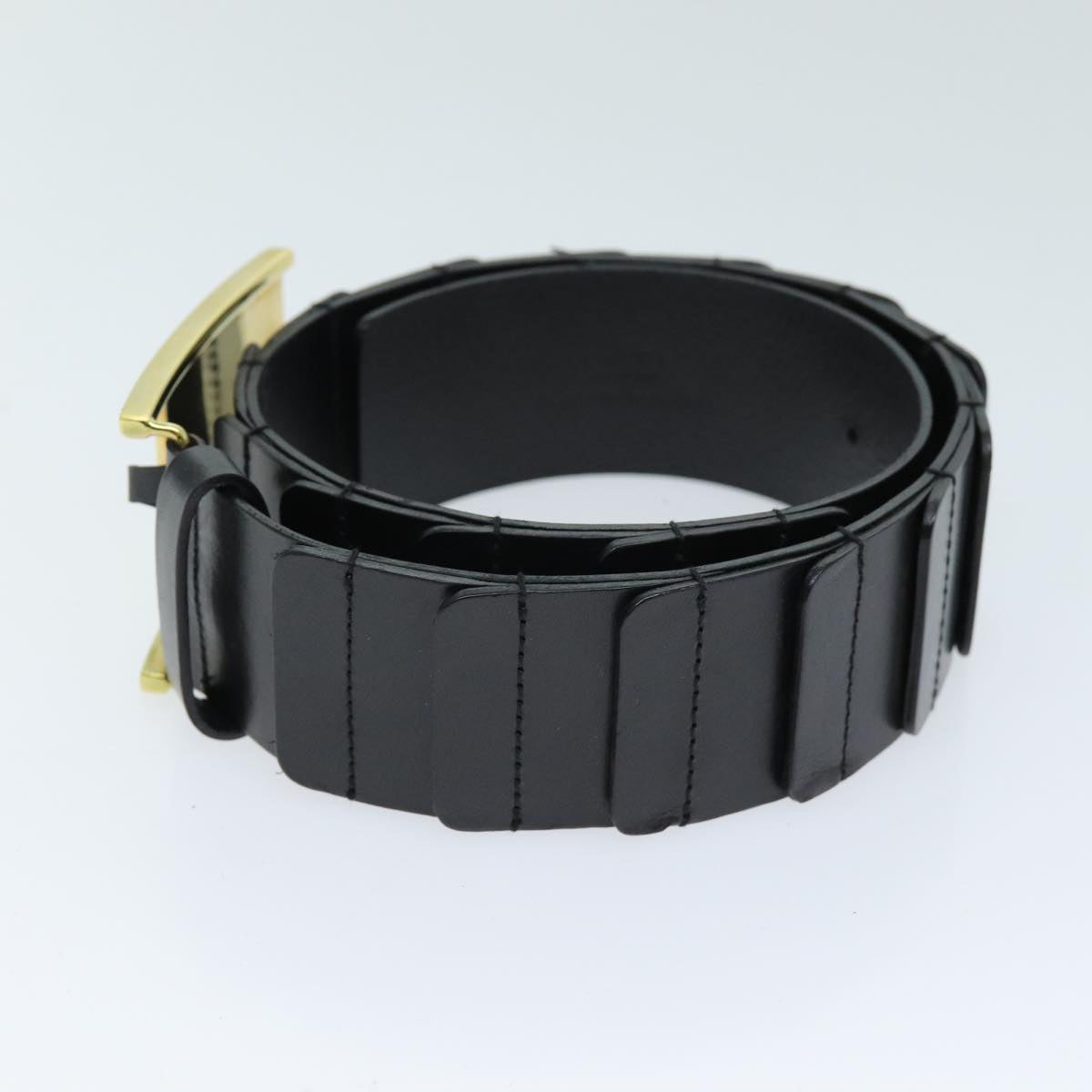 Gucci Black Leather Belt  ()