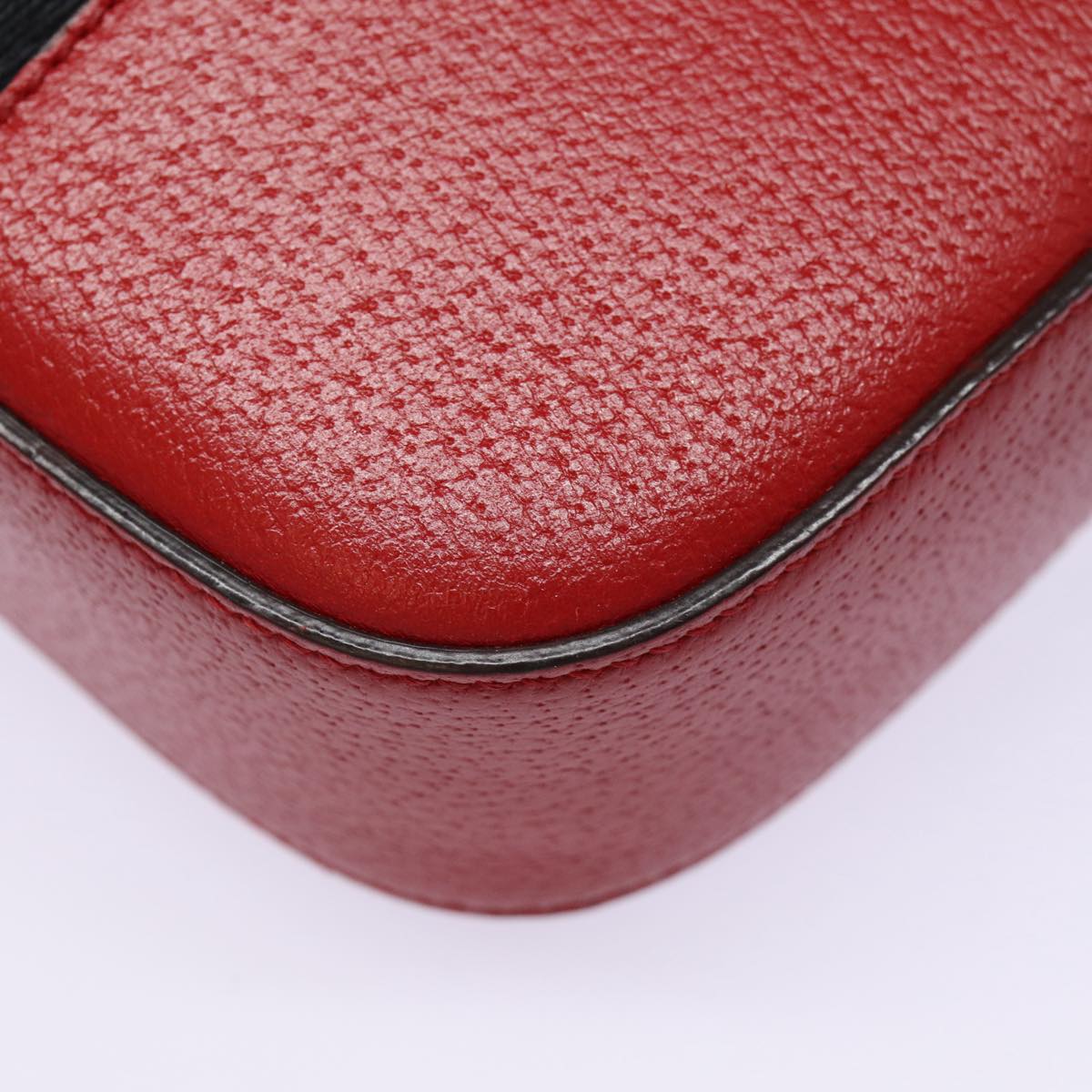 Gucci Animalier Red Leather Shoulder Bag ()