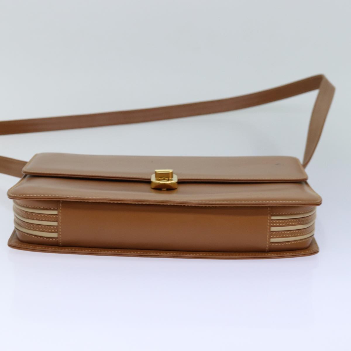 Gucci Brown Leather Shoulder Bag ()