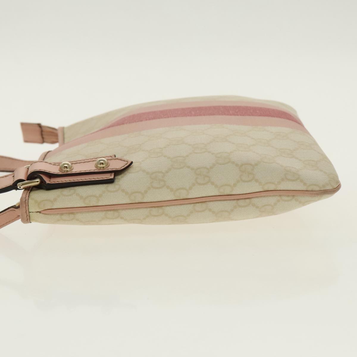 Gucci Sherry Pink Canvas Shoulder Bag ()