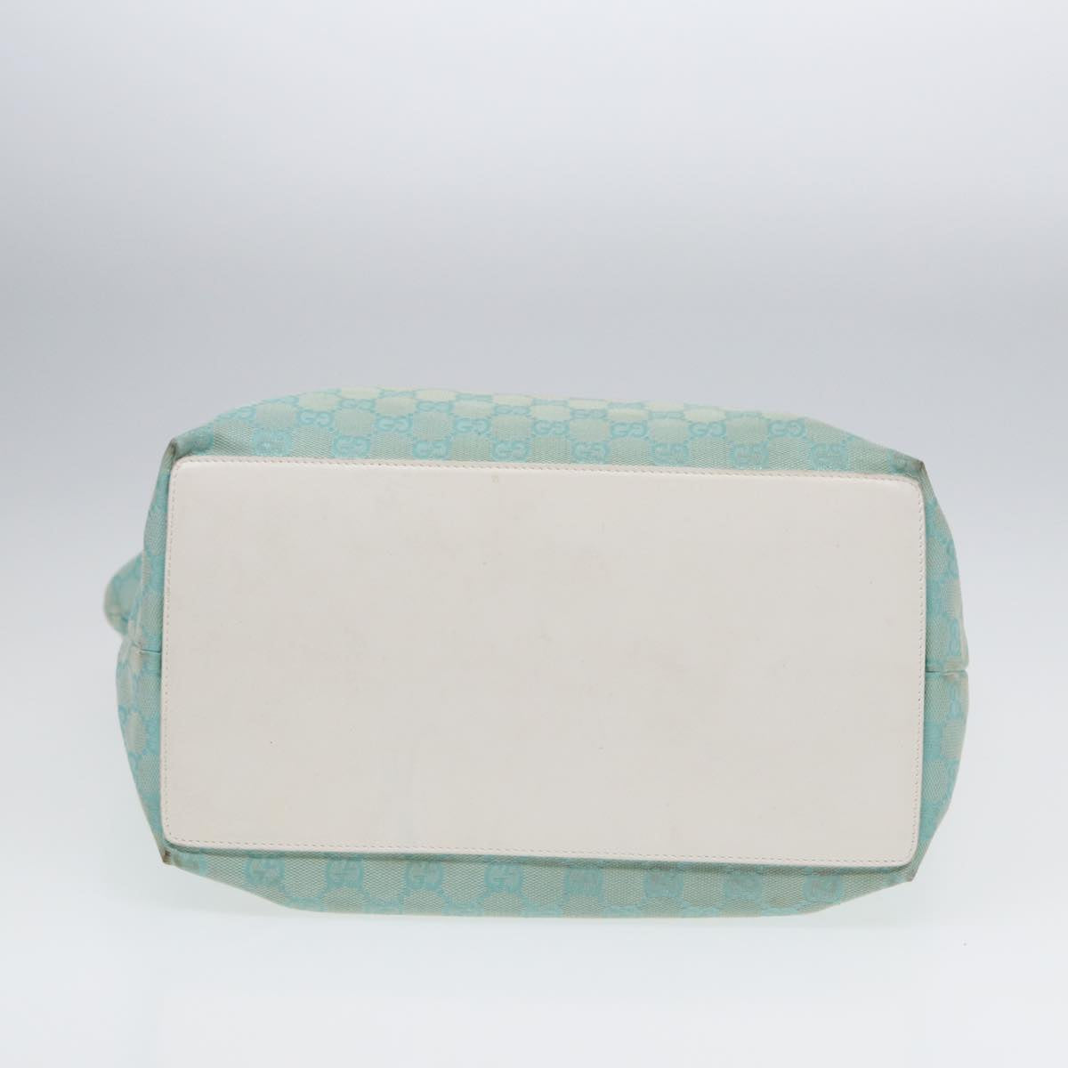 Gucci Gg Canvas Blue Canvas Tote Bag ()