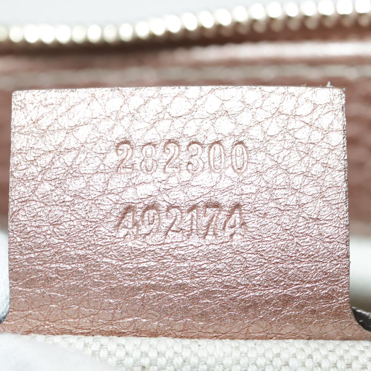 Gucci Bamboo Pink Leather Handbag ()