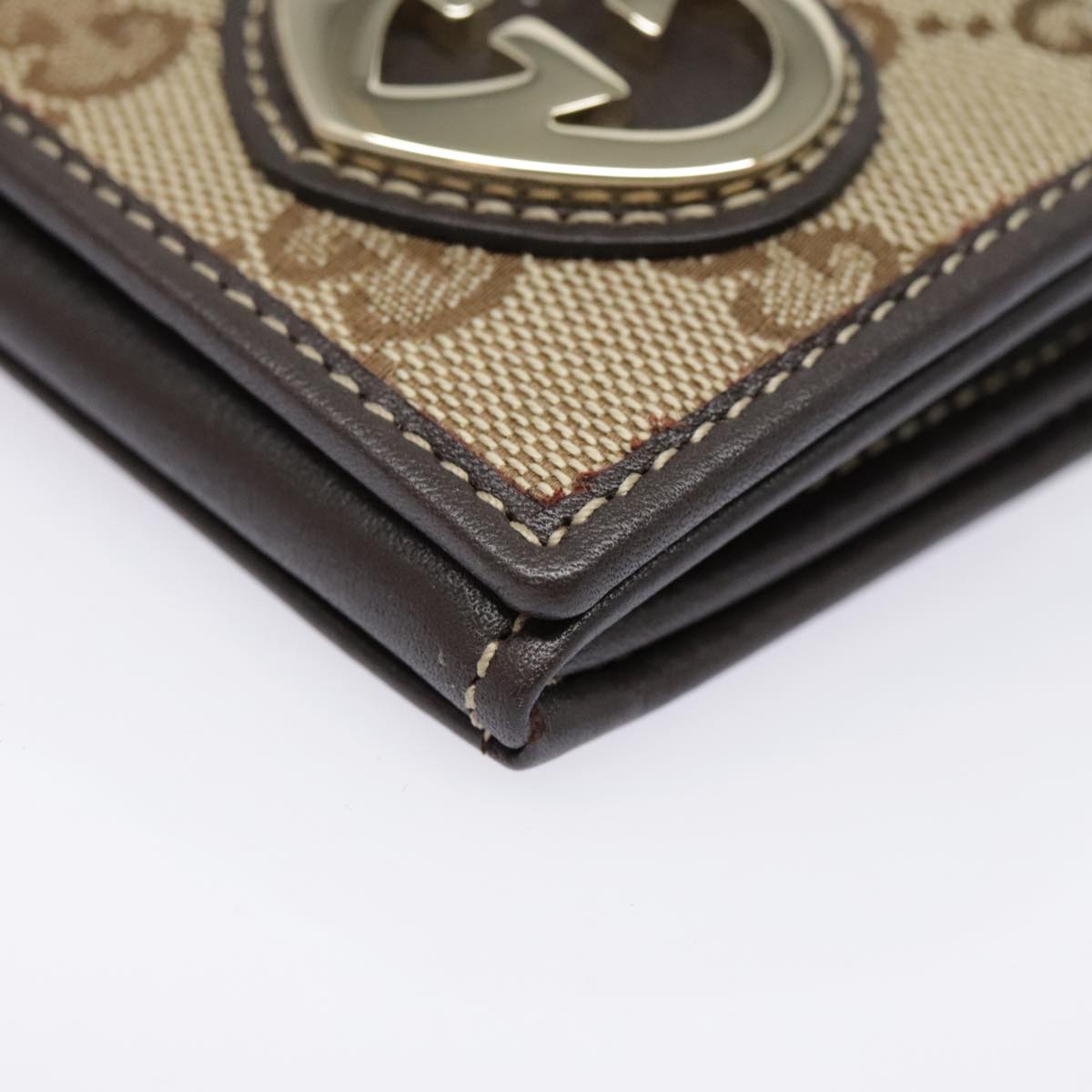 Gucci Gg Marmont Beige Canvas Wallet  ()