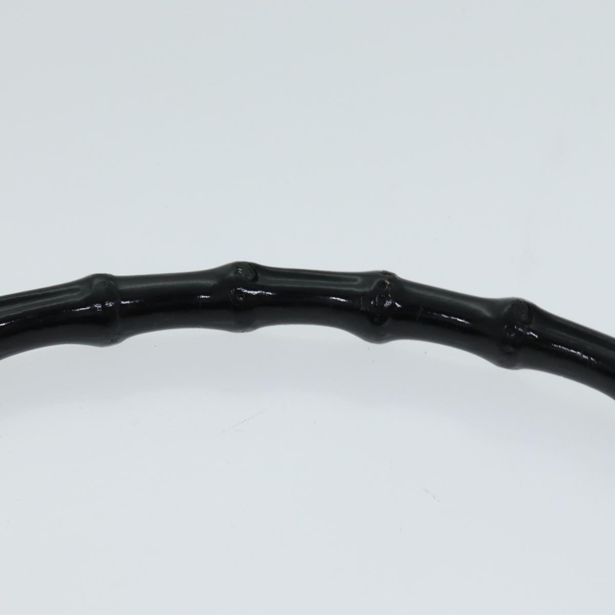 Gucci Bamboo Black Synthetic Handbag ()