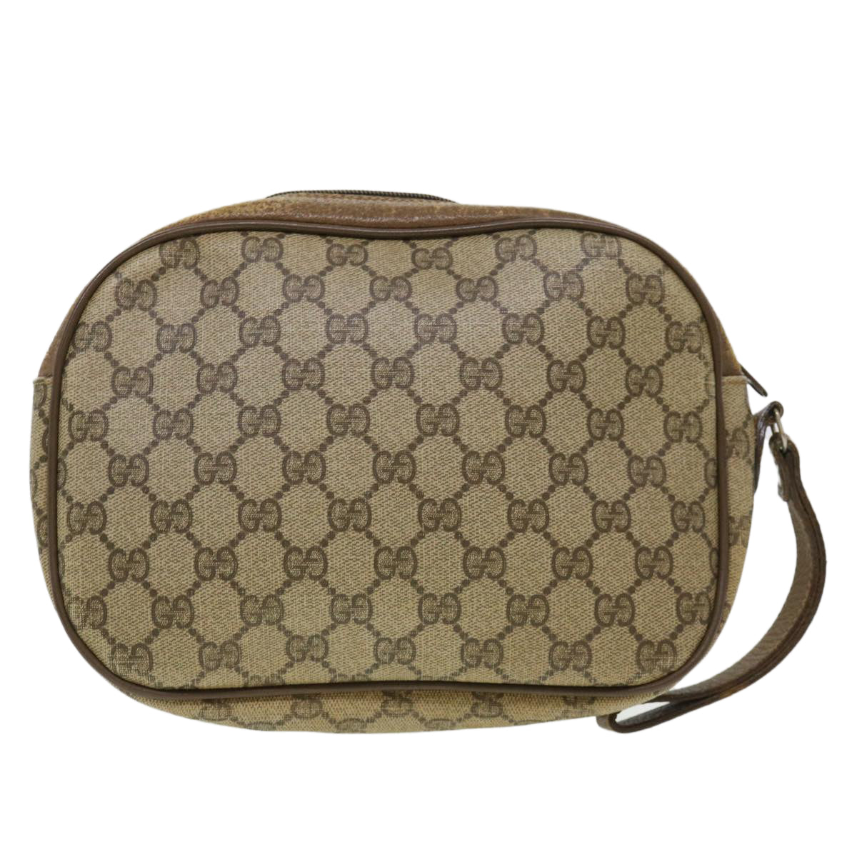 Gucci Beige Canvas Clutch Bag ()