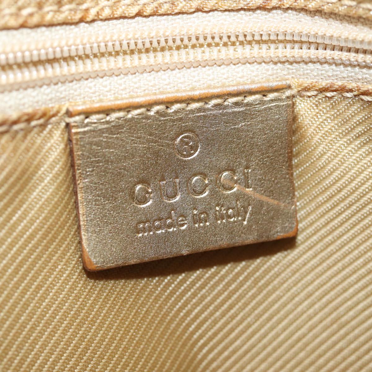 Gucci Bowling Blue Canvas Handbag ()