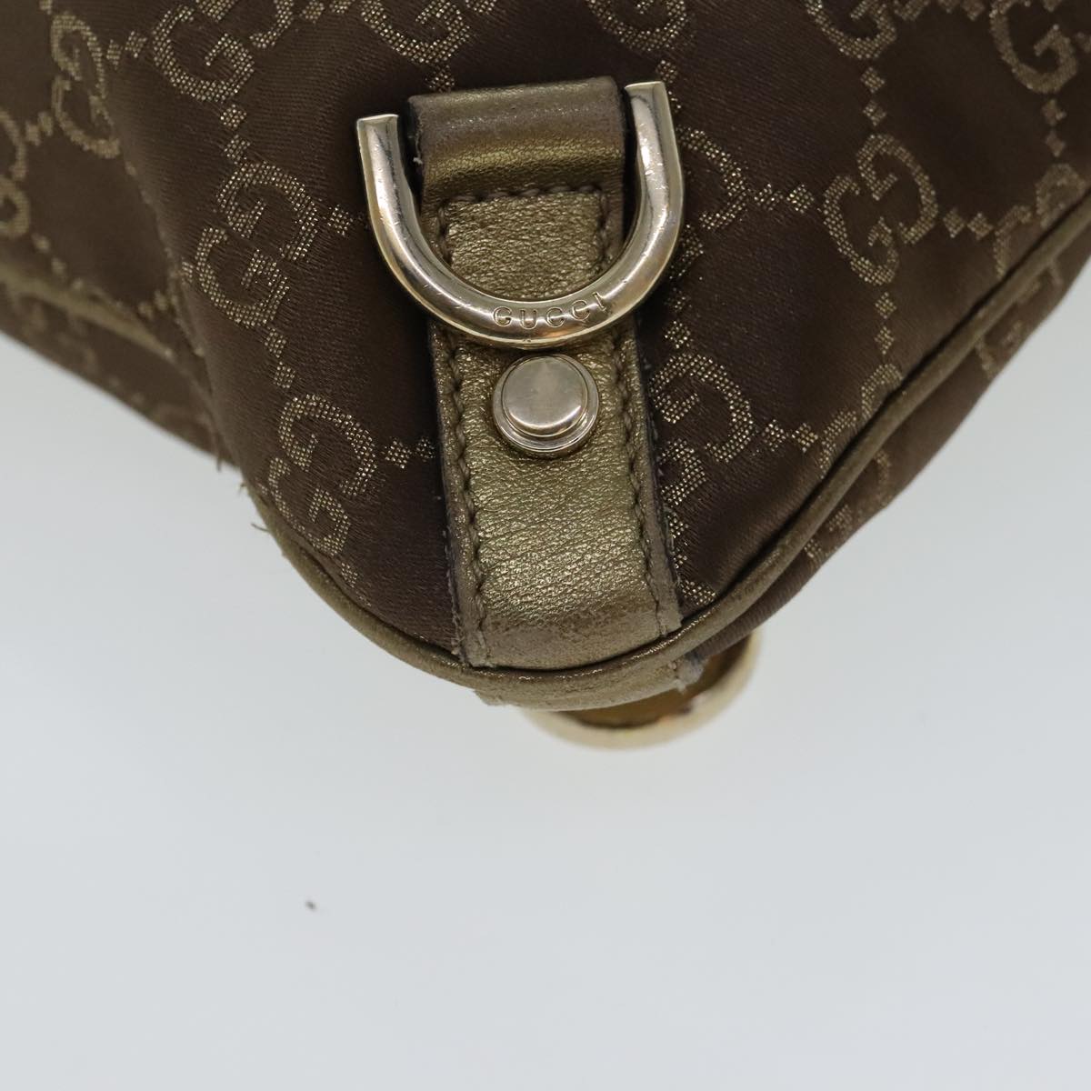 Gucci Abbey Brown Canvas Shoulder Bag ()